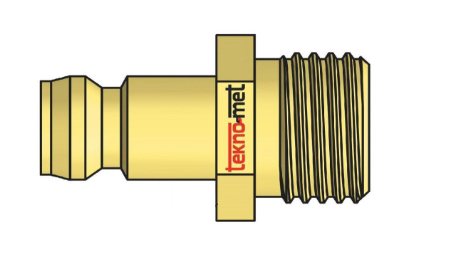 Náustek s vnějším závitem